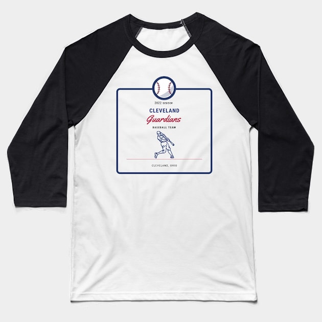 cleveland guardians for baseball lovers 2022 season T-Shirt Baseball T-Shirt by ohsheep